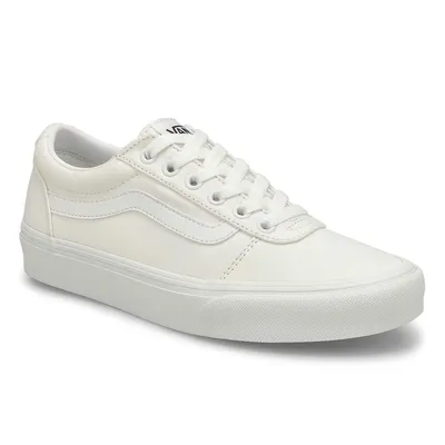 Womens Ward Lace Up Sneaker - White/White