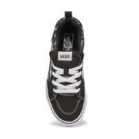 Boys Filmore Skull Bandana Sneaker - Black/White