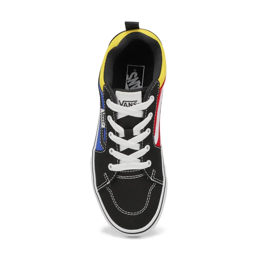 Boys Filmore Rally Block Sneaker - Black/White