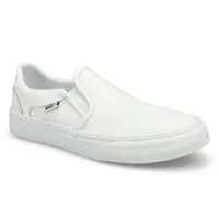 Womens Asher Deluxe Slip On Sneaker - White/White