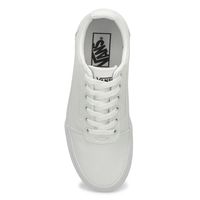 Womens Ward Platform Lace Up Sneaker - White/White