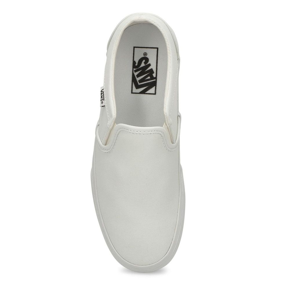 Womens Asher Platform Slip On Sneaker - White