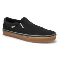 Mens Asher Translucent Gum Sneaker - Black