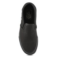 Womens Asher Slip On Sneaker - Black/Black