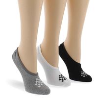 Womens Classic Canoodle Sock 3 Pack - Black/Grey/White