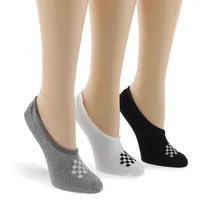 Womens CLASSIC CANOODLE Ankle Sock - Blk/Gry/Wht
