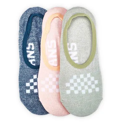 Womens Classic Marled Canoodle Ankle Socks 3 Pack- Lint Multi