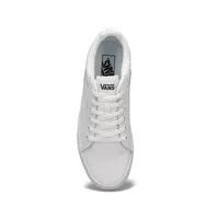 Mens Seldan Leather Lace Up Sneaker - White/White