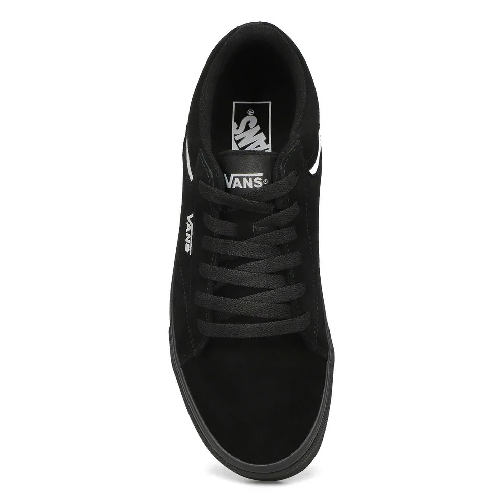 Mens Seldan Lace Up Sneaker - Black/Black