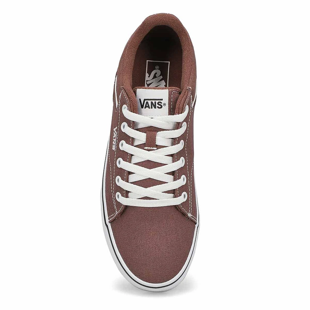 Mens Seldan Lace Up Sneaker - Taupe/White