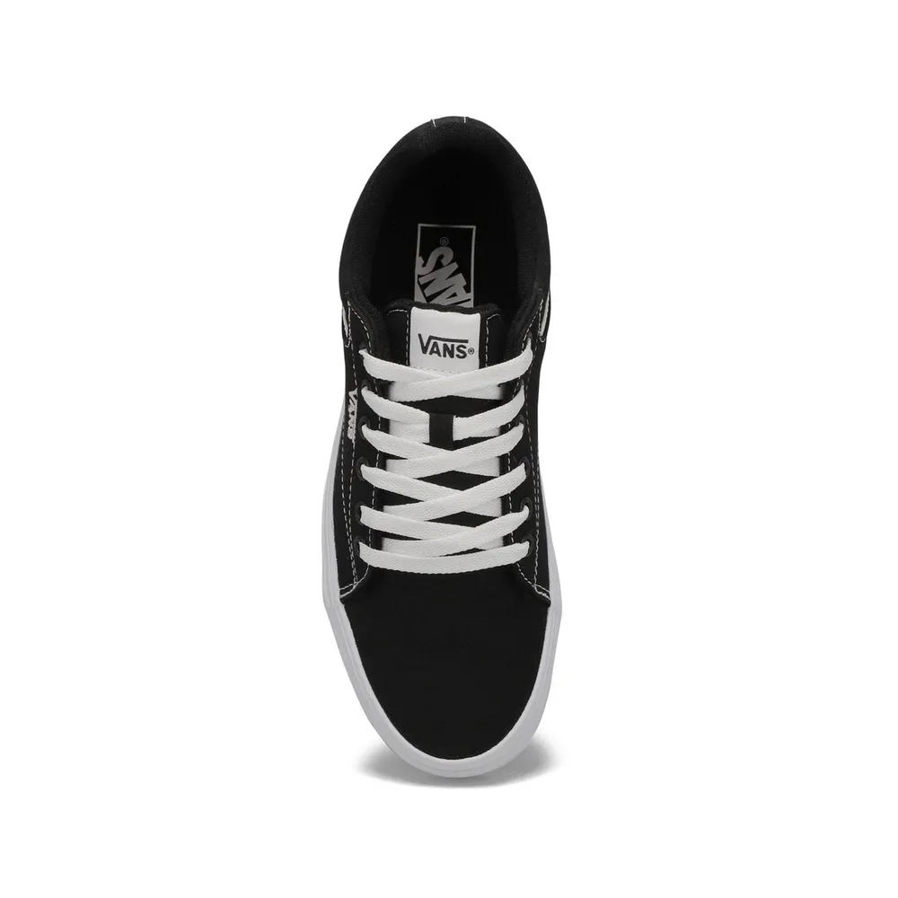 Womens Seldan Lace Up Sneaker - Black/White
