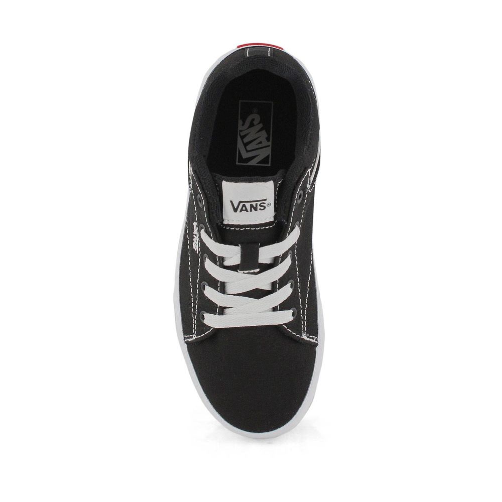 Kids Seldan Lace Up Sneaker - Black/White