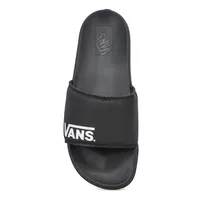 Mens Range Slide-On Casual Sandal - Black/Black