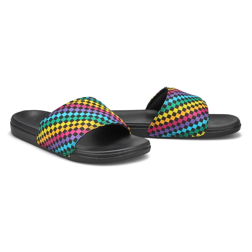 Womens Range Slide-On Casual Sandal - Multi/Black