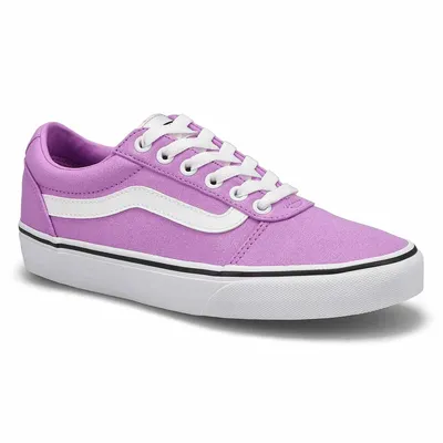 Womens Ward Lace Up Sneaker - Lavender