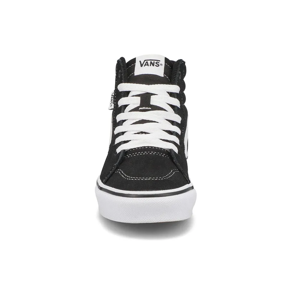 Boys Filmore Hi Lace Up Sneaker - Black/White