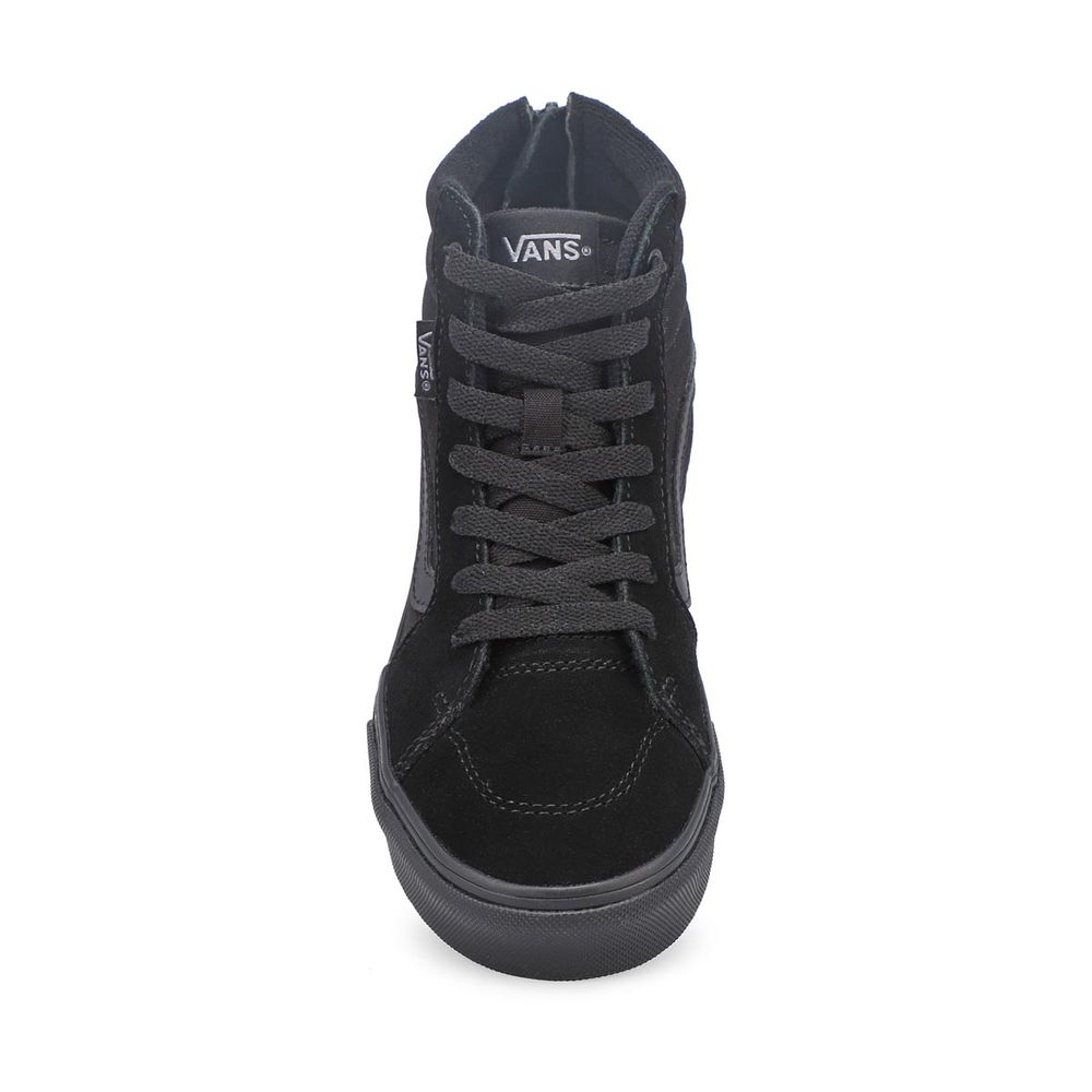 Boys Filmore Hi Zip Sneaker - Black/Black