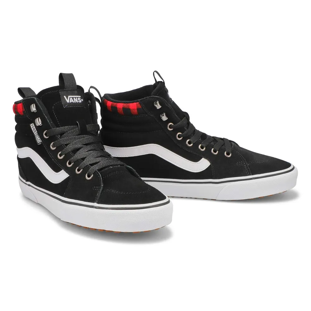 Mens Filmore Hi Vansguard Sneaker - Black/Red