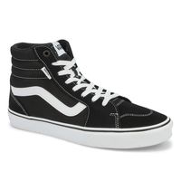 Mens Filmore Hi Lace Up Sneaker - Black/White