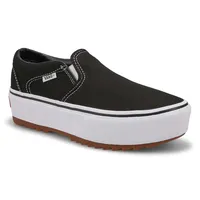 Womens Asher Platform ST Sneaker - Black