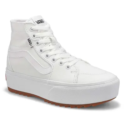Womens Filmore Hi Tapered Platform ST Sneaker - White