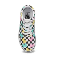 Girls Doheny Butterfly Checkerboard Sneaker - Multi