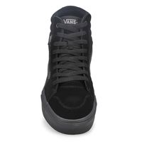 Mens Filmore Hi Lace Up Sneaker - Black/Black