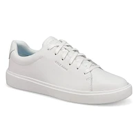 Womens  Grand Crosscourt Traveler Casual Sneaker - White/Bluebell/White