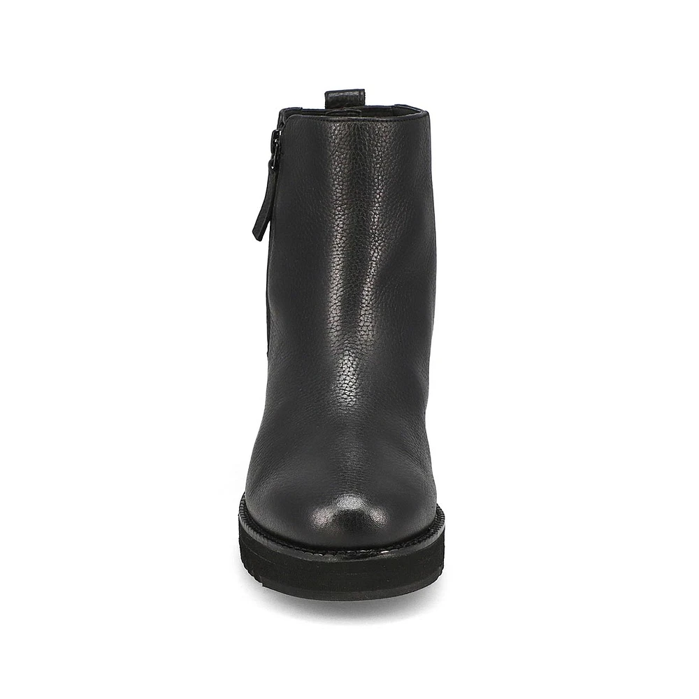 Womens  Zero Grand City Wedge Waterproof Boot - Black/Black