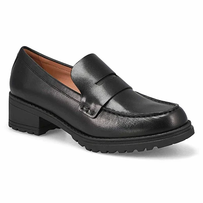 Womens Camea Lug Casual Loafers - Black