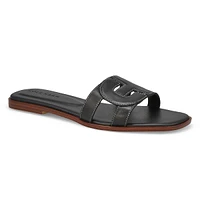 Womens Chrisee Casual Slide Sandal - Black