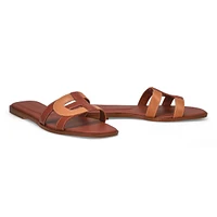 Womens  Chrisee Casual Slide Sandal - Brown