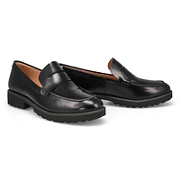 Womens Geneva Casual Loafers - Black