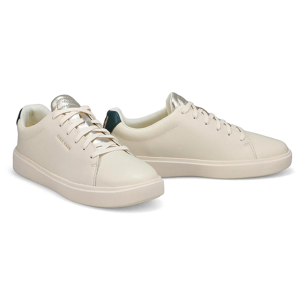 Womens Grand Crosscourt Traveler Casual Sneaker - Ivory/Ponderosa Pine/Soft Gold