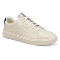 Womens Grand Crosscourt Traveler Casual Sneaker - Ivory/Ponderosa Pine/Soft Gold