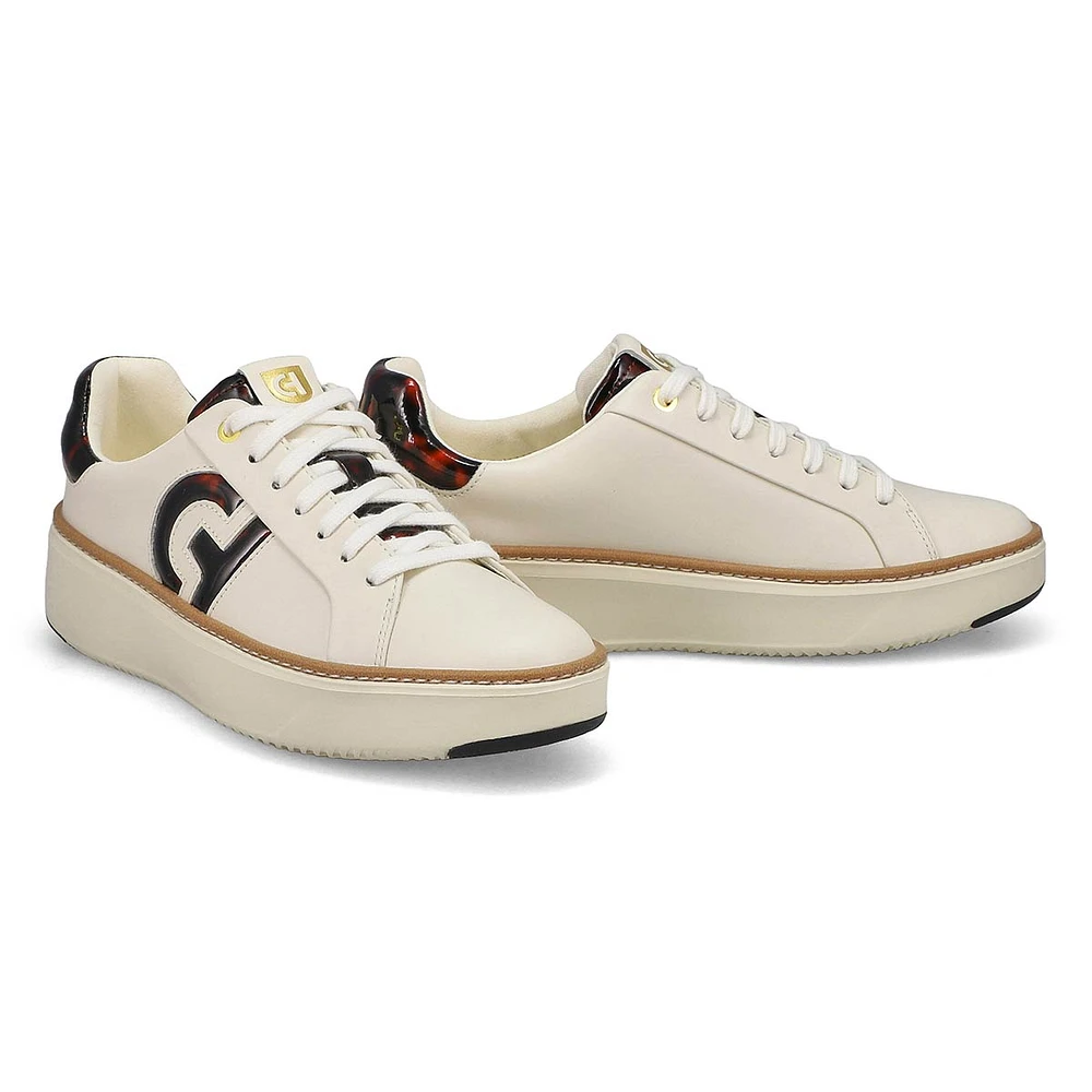 Womens Grandpro Topspin Casual Sneaker - Ivory/Tortoise