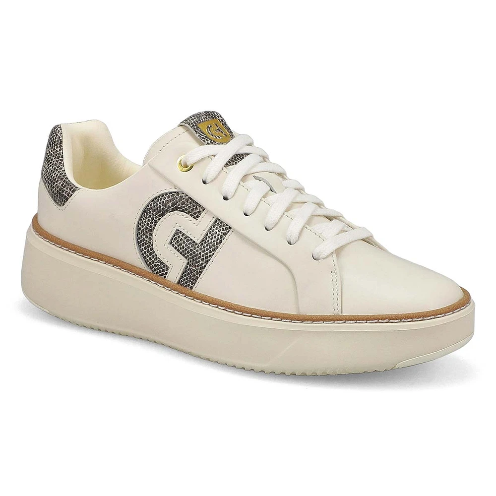 Womens Grandpro Topspin Casual Sneaker - Ivory/Black/Ivory