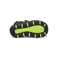 Infants Wander Closed Toe Sandal - Black/Lime