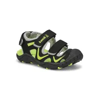 Infants Wander Closed Toe Sandal - Black/Lime