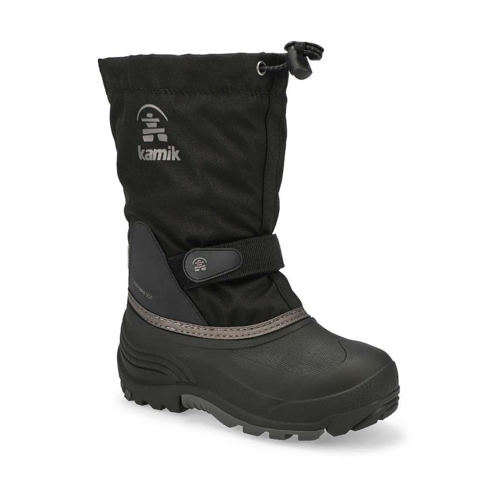 Boys Waterbug 5 Waterproof Winter Boot - Black/Charcoal