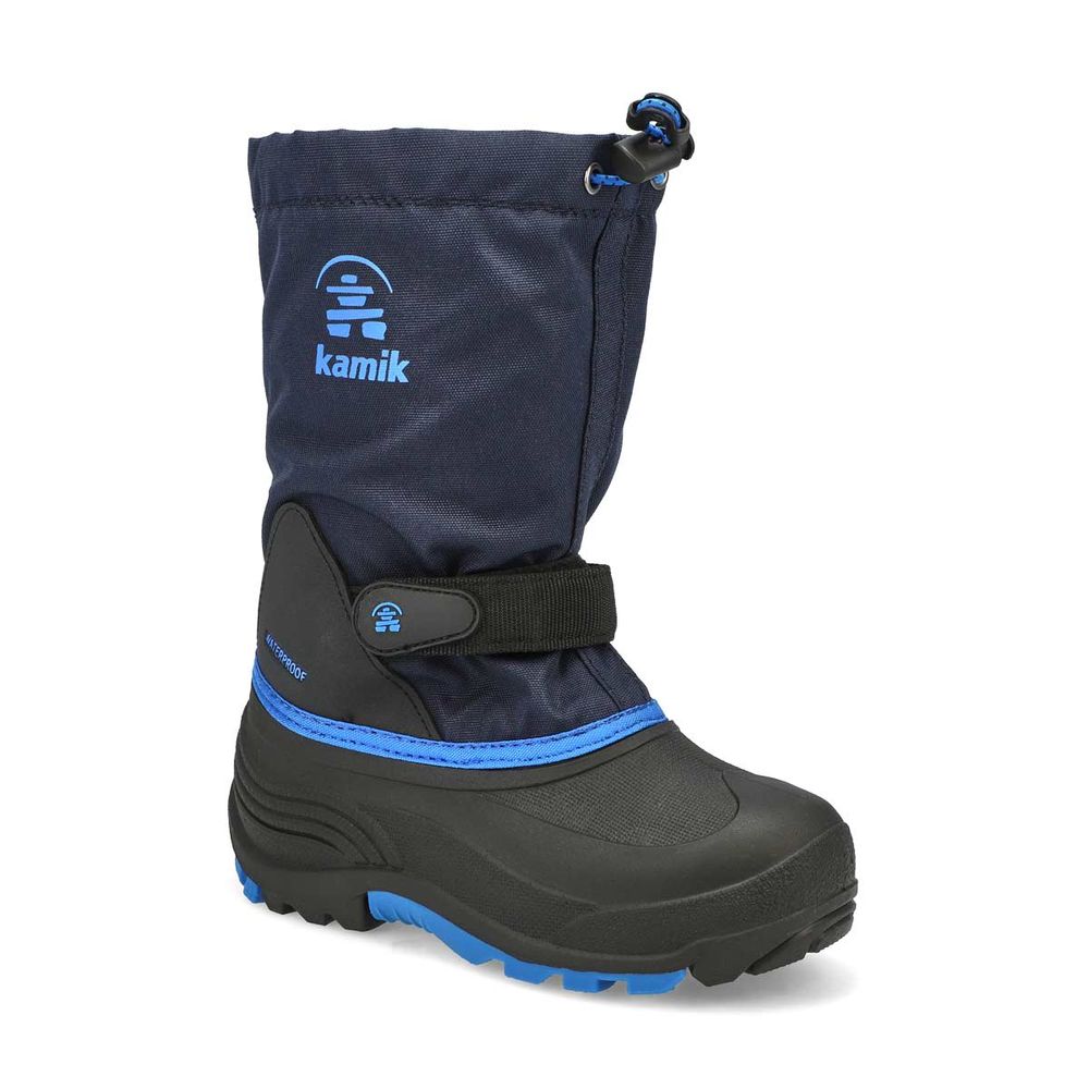 Boys Waterbug 5 Waterproof Winter Boot - Navy Blue