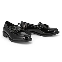 Womens Wendy Tailored Slipon Shawl Loafer - Black Patent