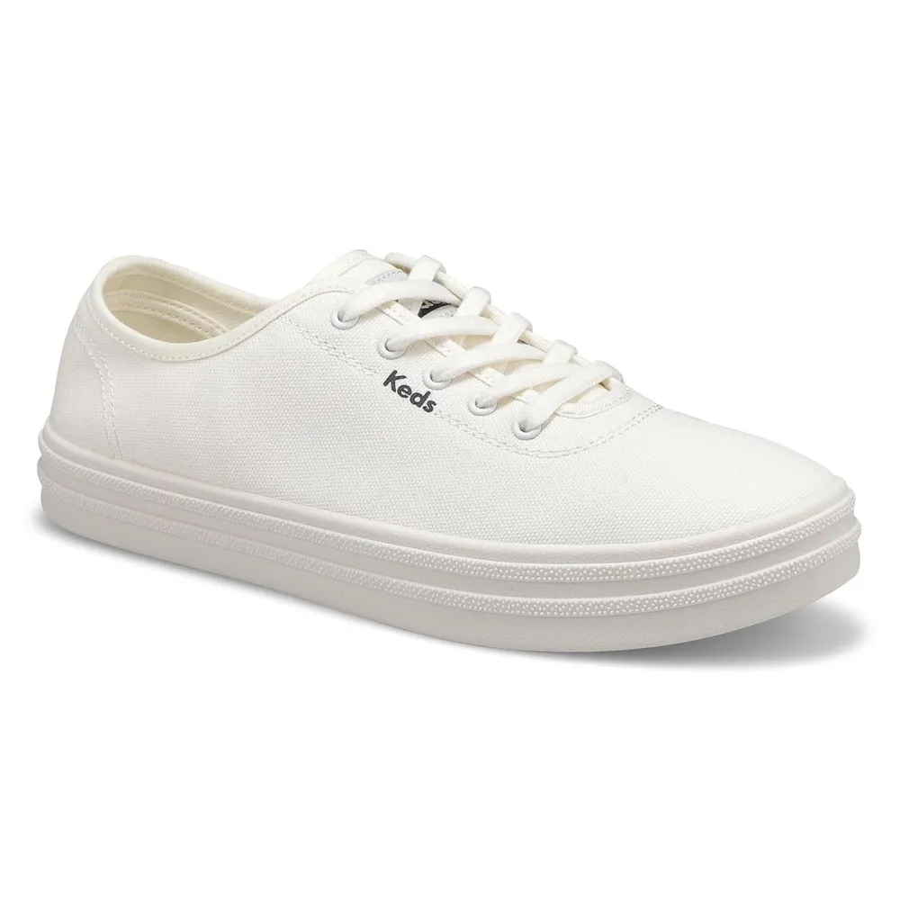 Womens Breezie Platform Sneaker - White