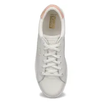 Womens Ace Sneaker -  White/Blush