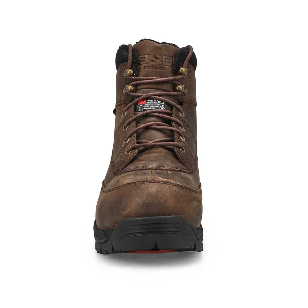 Mens Wheeler Waterproof Winter Boot - Brown