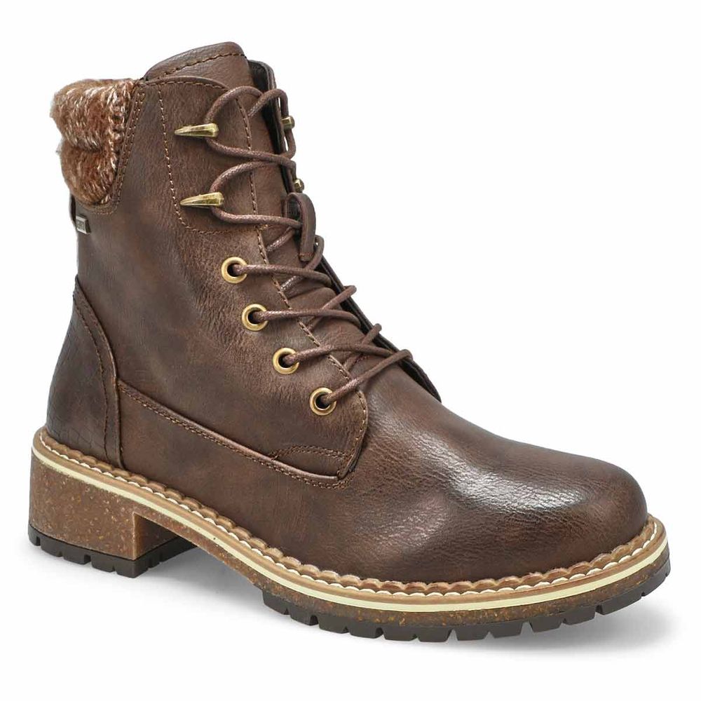 Womens Willow 01 Vegan Waterproof Boot - Brown