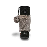 Womens Winter Niska 2 Waterproof SoftMocs - Black/Grey