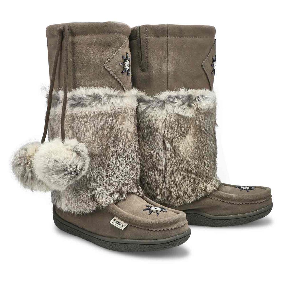 Womens Winter Niska 2 Waterproof SoftMocs - Grey