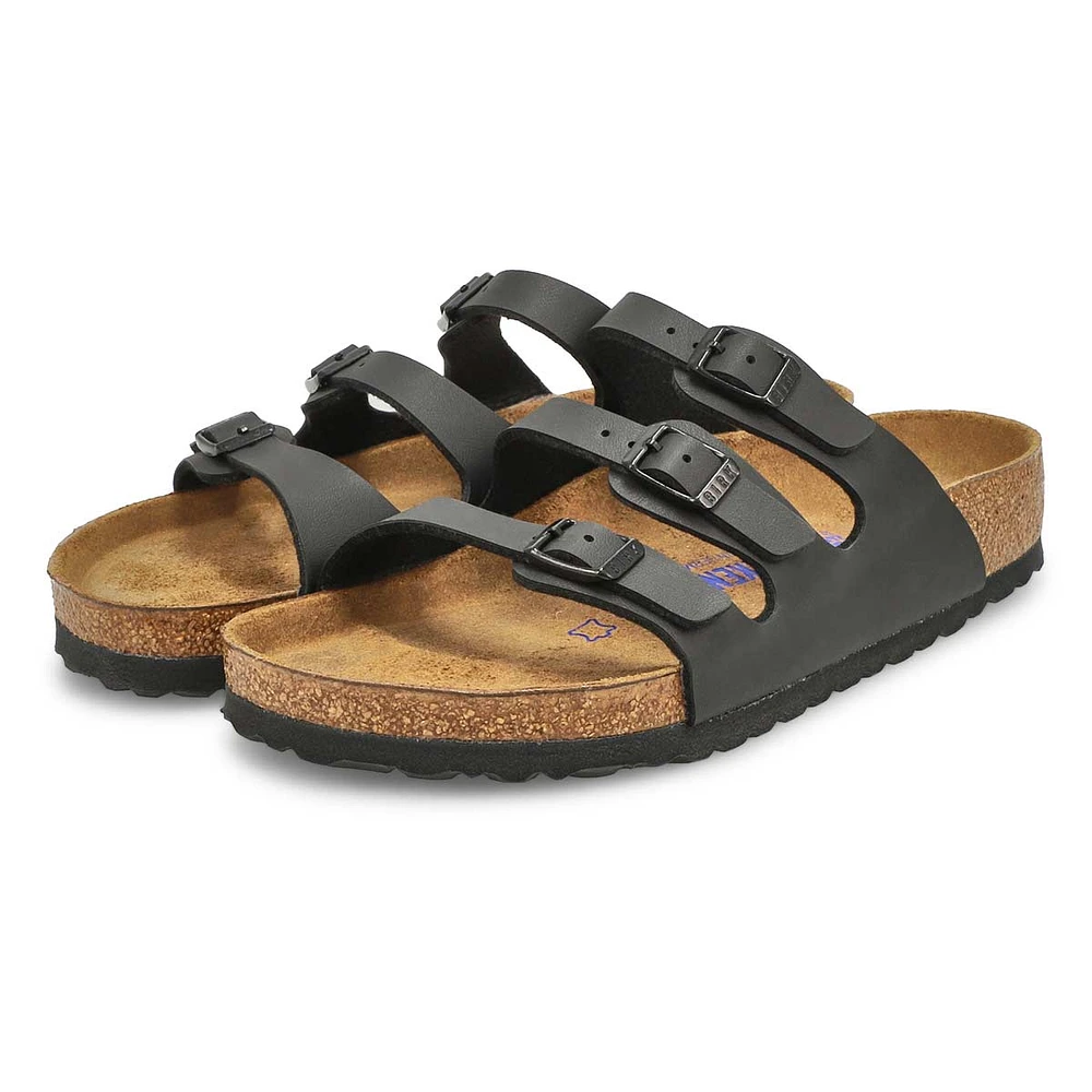 Women's Florida Soft Birko-Flor 3-Strap Sandal - B