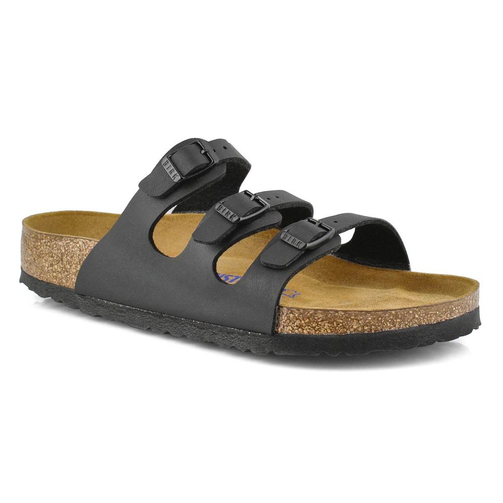 Women's Florida Soft Birko-Flor 3-Strap Sandal - B